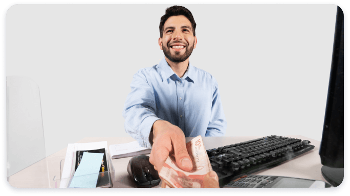 Recargas en corresponsal